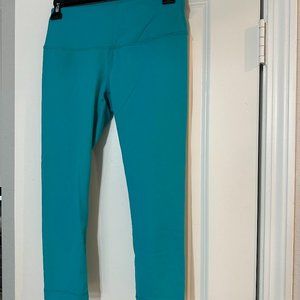 90 Degree Women's S Teal Capri Leggings